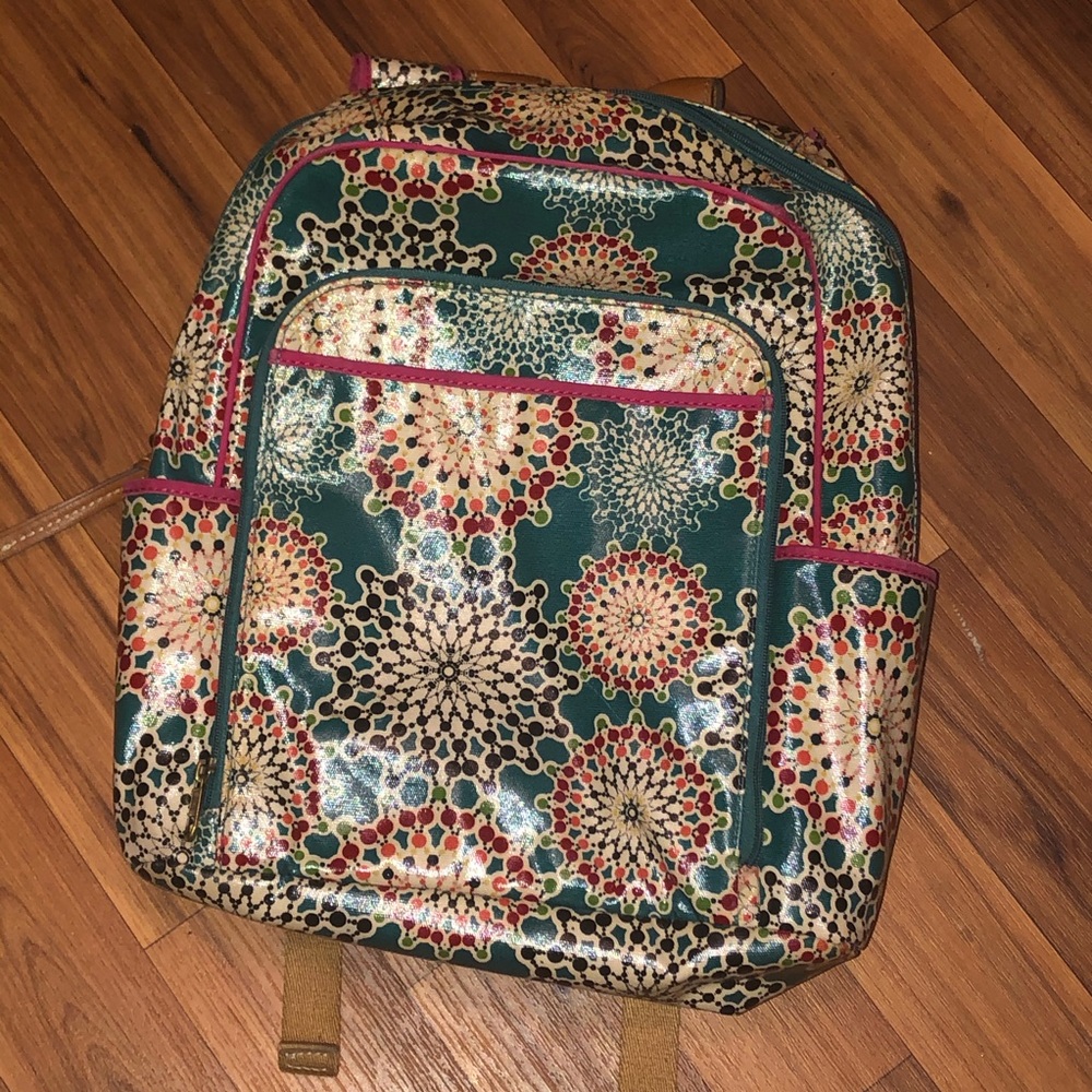 Fossil Coated Canvas Keyper Backpack